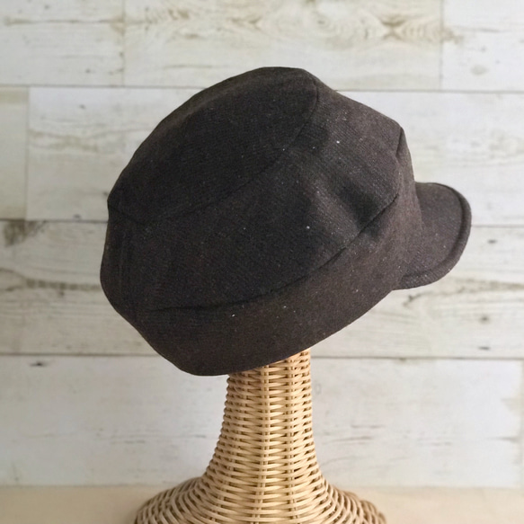 秋冬のキャスケット・ブラウン 5枚目の画像