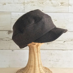 秋冬のキャスケット・ブラウン 3枚目の画像