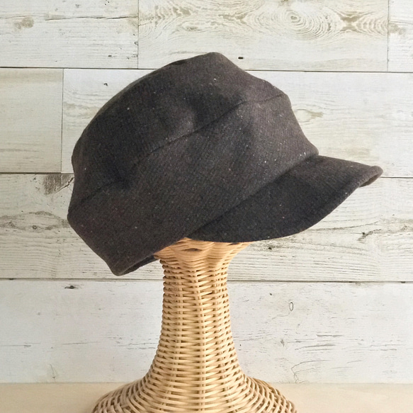 秋冬のキャスケット・ブラウン 3枚目の画像