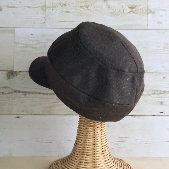 秋冬のキャスケット・ブラウン 4枚目の画像