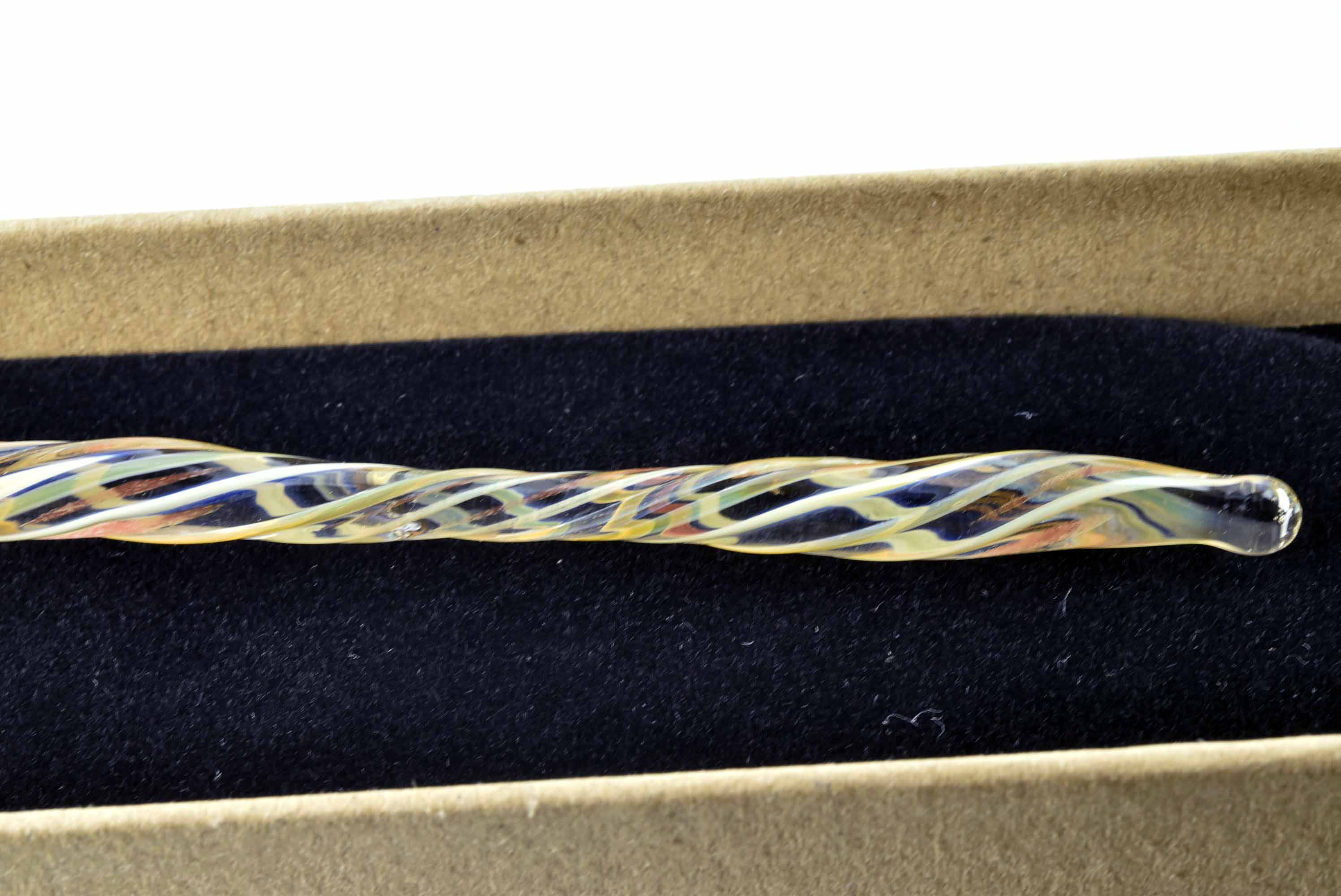 ●作家創作*新作アート●ガラスペン 　細密インク吸収10の溝 11346-487　描きごごち追及　書く楽しみ