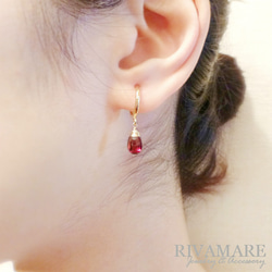 ボルドー イヤリング・ノンホールピアス の人気通販｜Creema(クリーマ