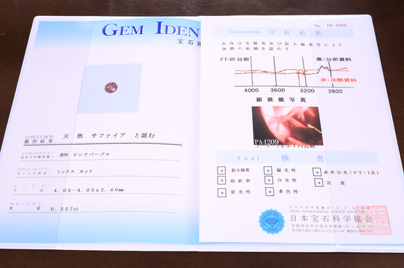 ソンゲア産の非加熱ならではの多色性の輝き☆彡4mm ラウンド VVS 天然サファイア ルース｜「鑑別済ロット」 2枚目の画像