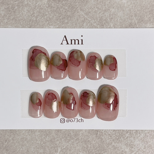 enoi インクネイル nuance nail.[enoi インクネイル][ジェルのみでつくる滲みアート
