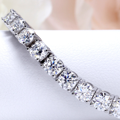 モアサナイトテニスブレス0.3ct （16.5cm)