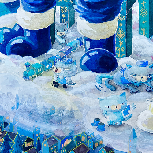 秋の活花 水彩画原画 絵画 Setsu 通販 13361273｜Creema(クリーマ)