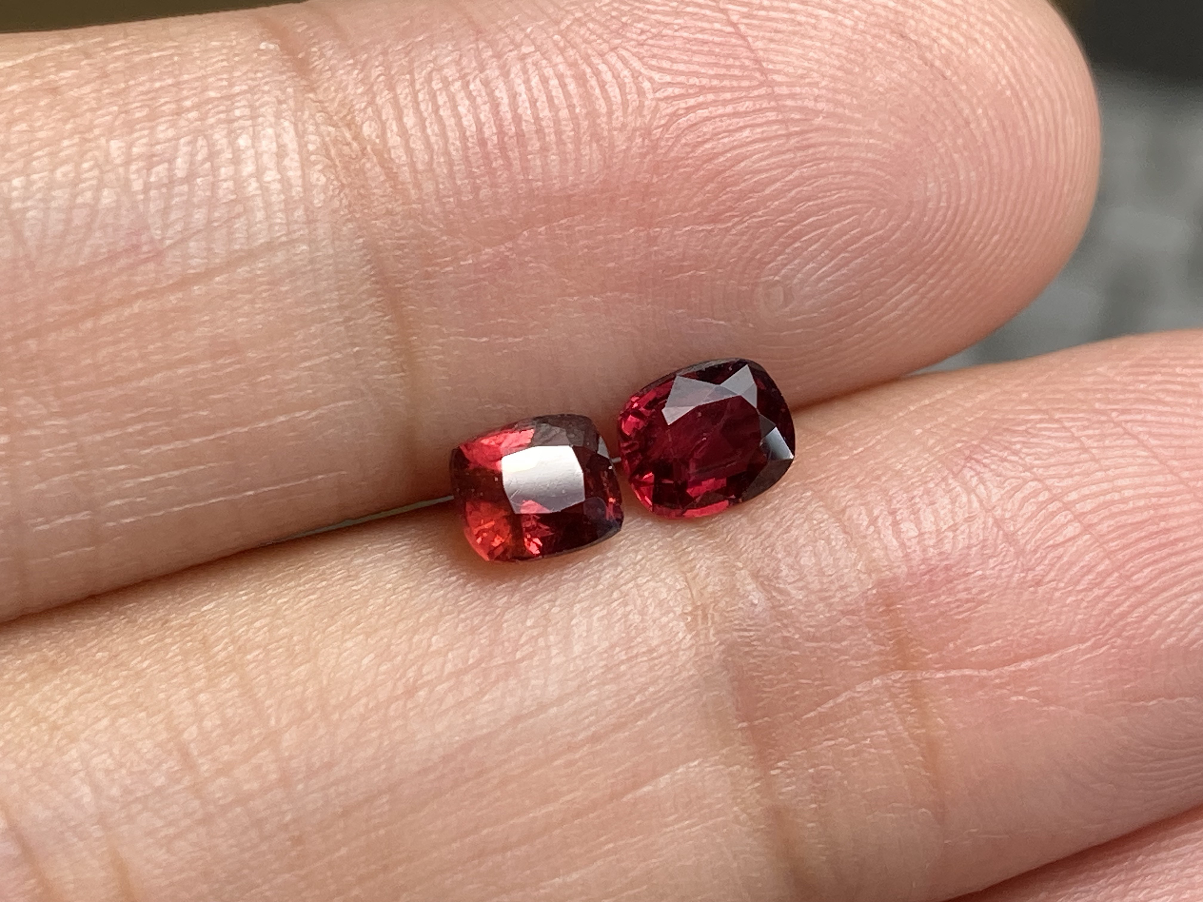 天然レットスピネルルース(ミャンマーモゴック産) （新品】ミャンマー  