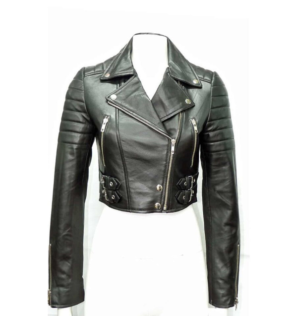 羊革 ライダースジャケット 本革 女性 レザージャケット レディース