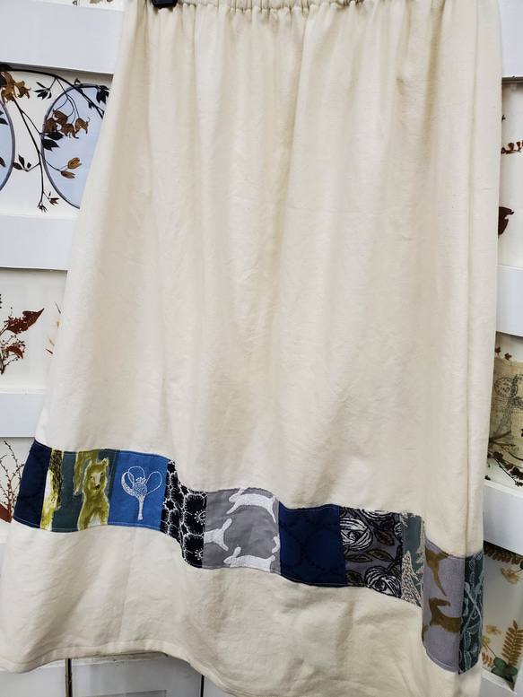 ミナペルホネンハンドメイドスカート 2枚目の画像
