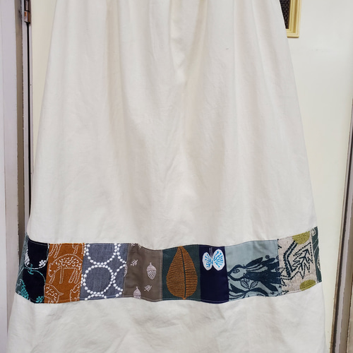 ミナペルホネン パッチワーク ハンドメイド スカート
