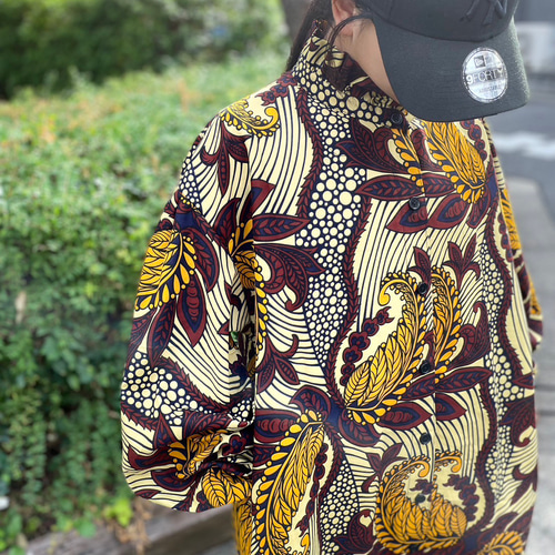 アフリカンプリント ワンピース ロングスカート（マキシ丈） manaaina