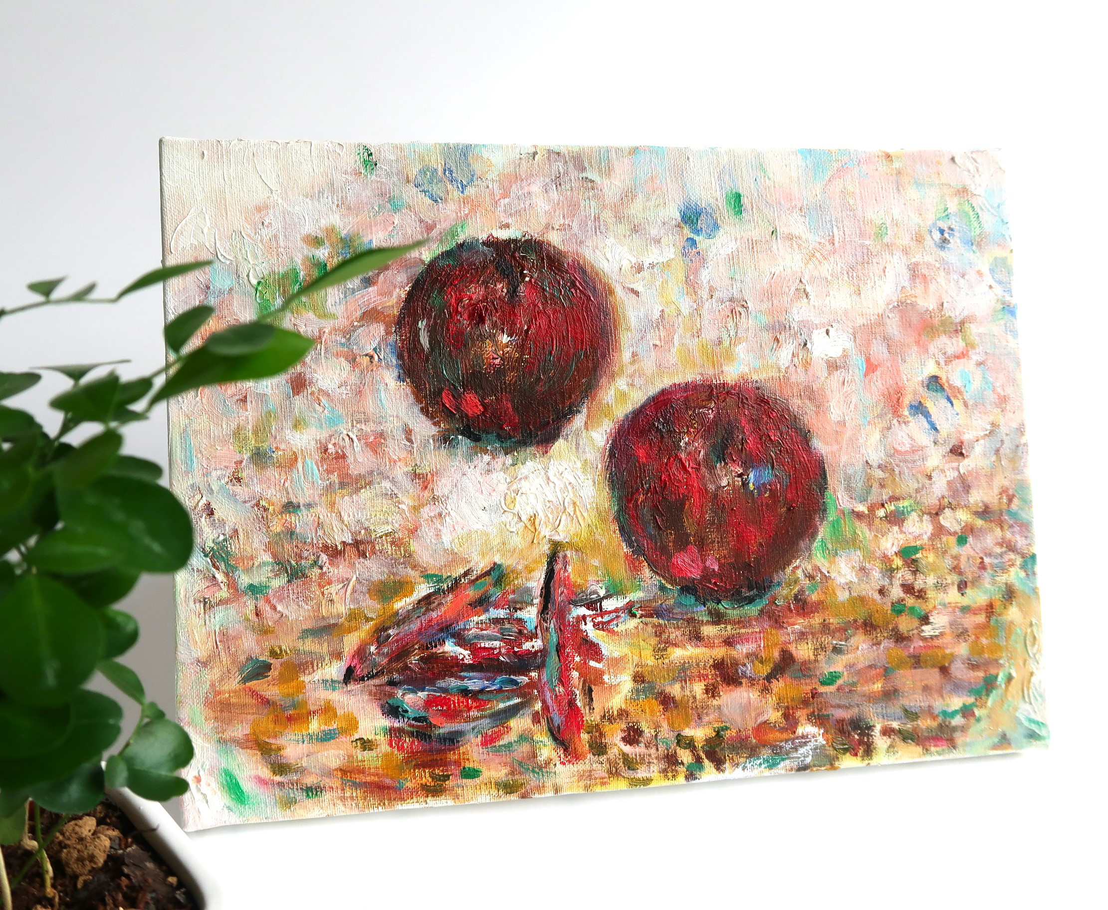 原画】りんごの絵 絵画 Hang 通販 16377298｜Creema(クリーマ)