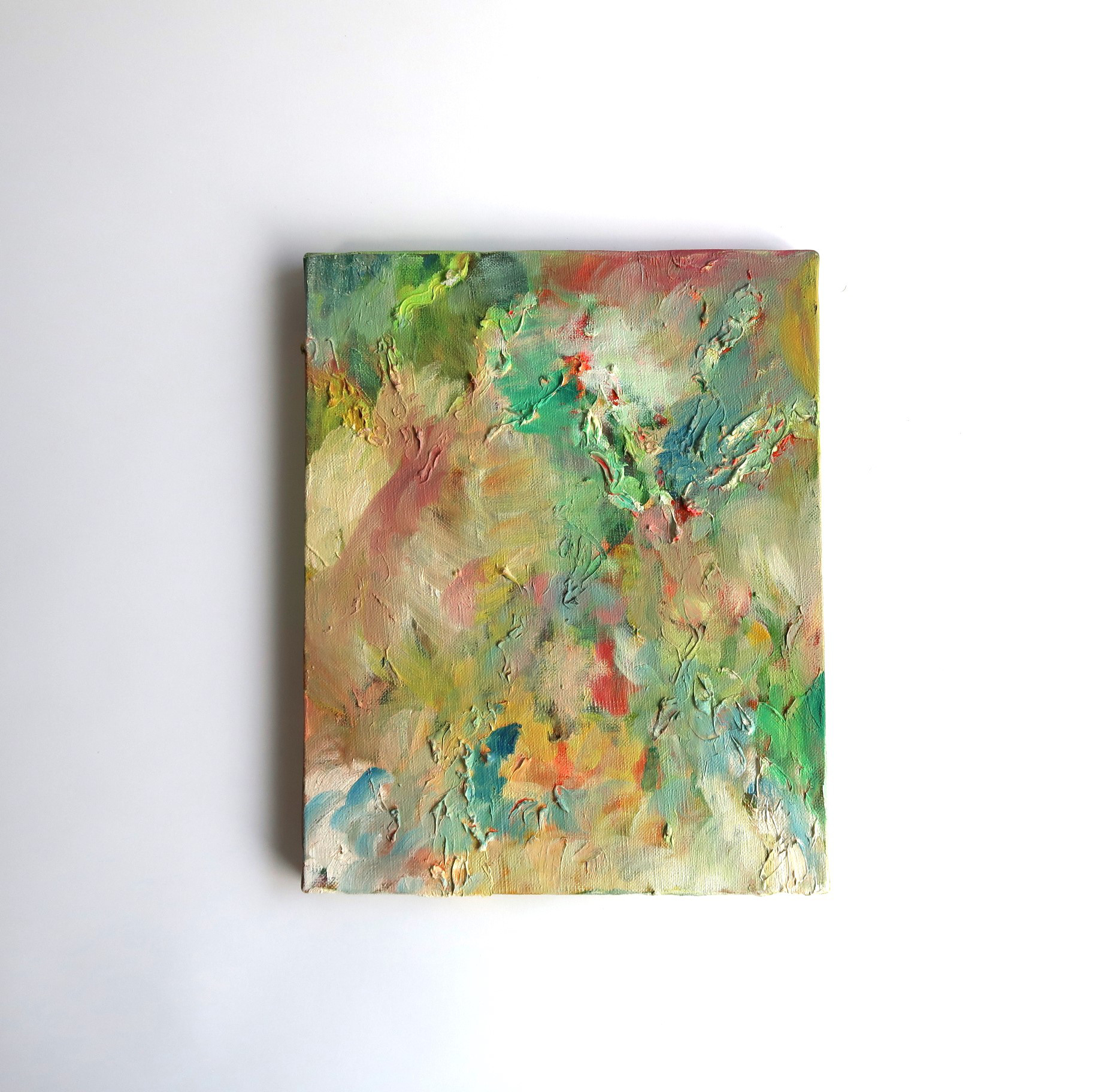 油絵 “Fish Catcher” 寒暖（油彩画 原画）F3サイズ 絵画 Bochibochi - ぼちぼち