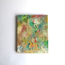 油彩画　「　ボタン園　」　原画　額付 油彩画 「 ボタン園 」 原画 額付 油彩画 「 ボタン園 」 原画 額付