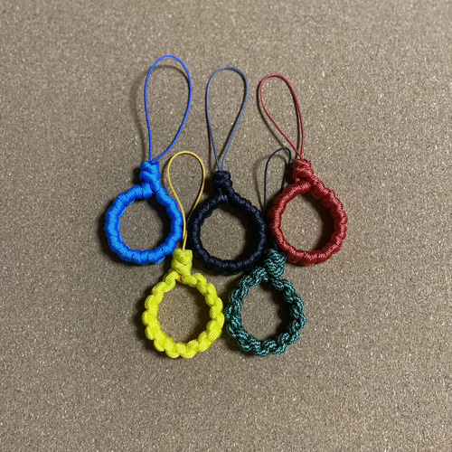 パラコード リングストラップ（フィンガーストラップ） 携帯ストラップ