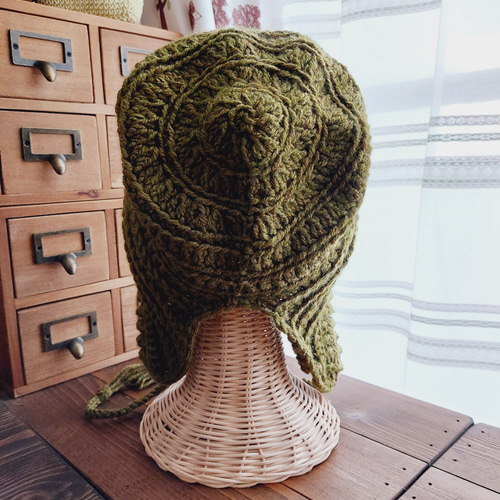 新品 ERiKOKATORi エリコカトリ　ニット帽　ボンネット ビーニー 新品 ERiKOKATORi エリコカトリ ニット帽 ボンネット ビーニー 新品