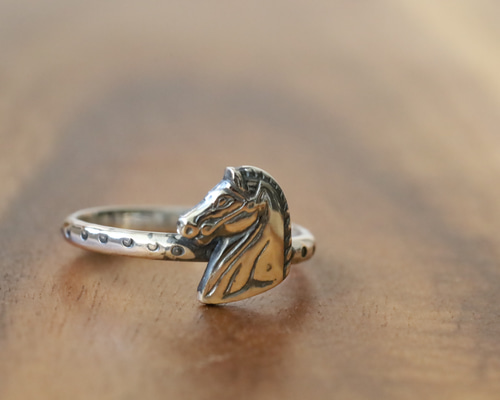 R-017ホース・シルバーリング （9号～13号） 指輪・リング SHIINA