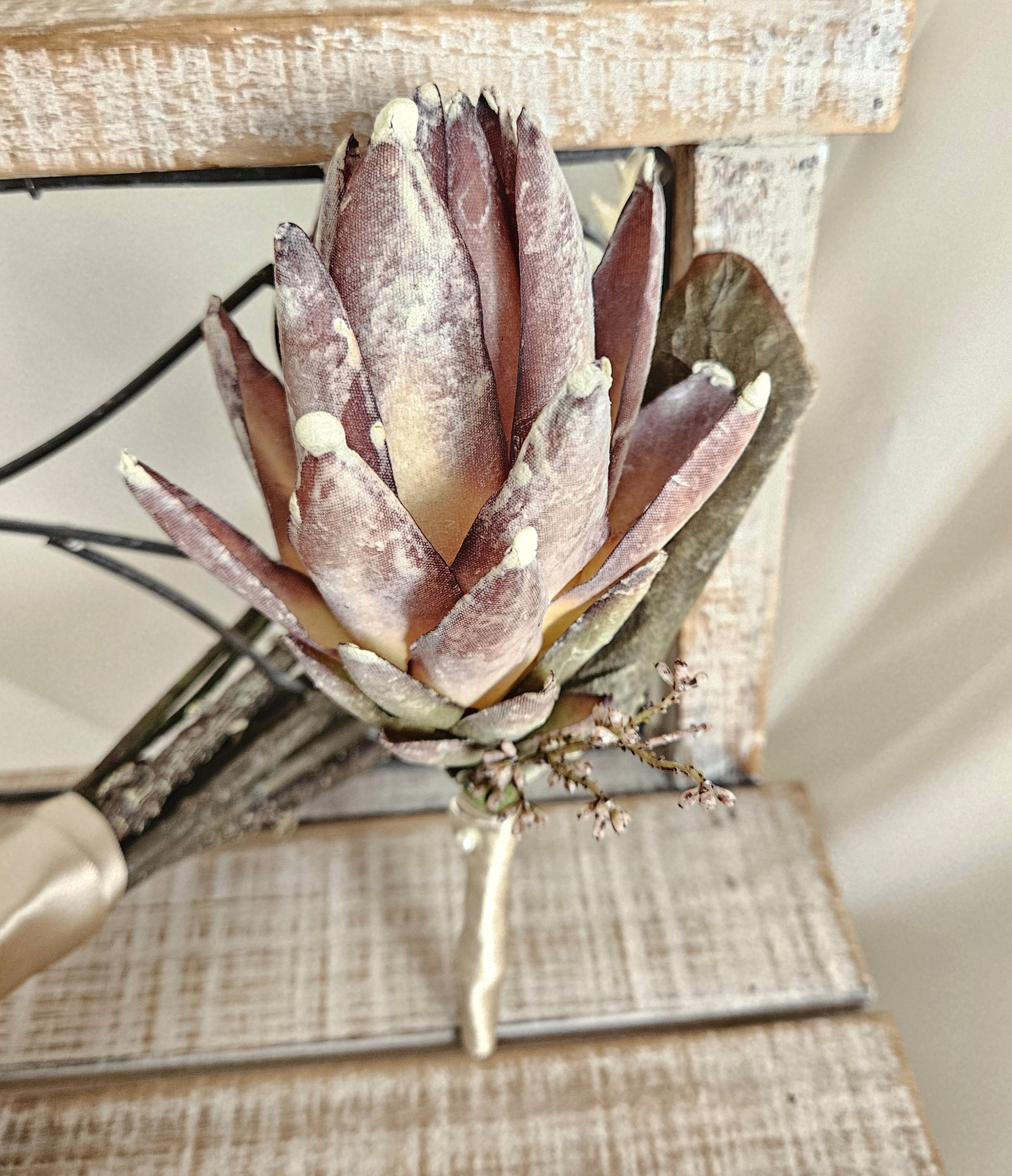 ウェディングブーケ（ブートニア付き）B-147