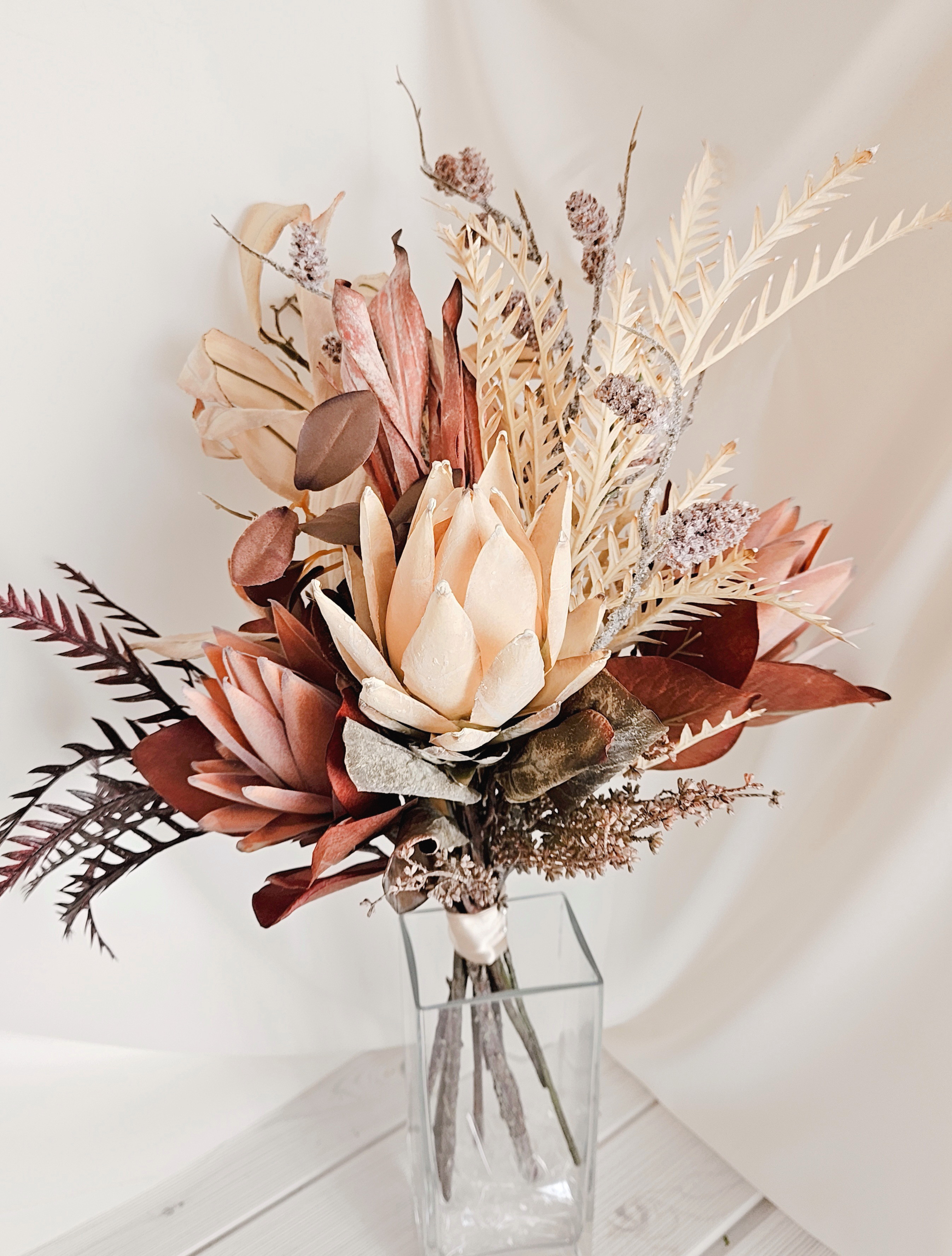 ウェディングブーケ（ブートニア付き）B-147 ブーケ himejyon