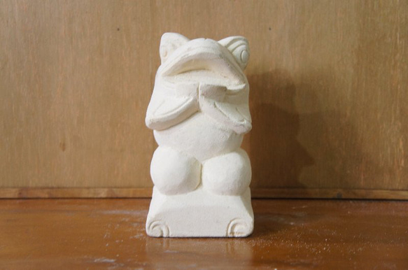 パラス石 石彫り バリ島 アジアン オブジェ 置物 カエル 15cm (口) 手彫り彫刻 2枚目の画像
