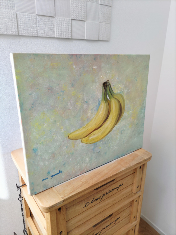 油絵（原画）バナナの世界 4枚目の画像
