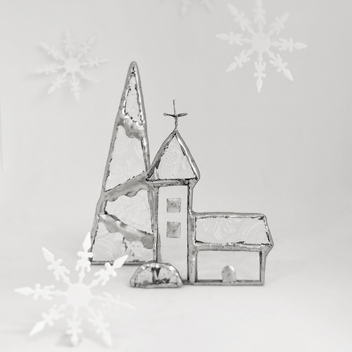 新品クリスマス ステンドグラス Kris Kringle グラスマスターズ社