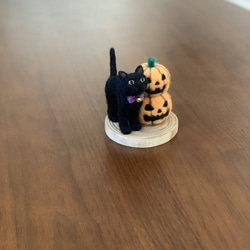 ハロウィン　黒猫　ハロウィン飾り 4枚目の画像