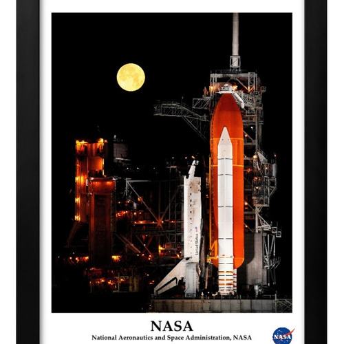 1-0203 ポスター 絵画 A3サイズ『NASA スペースシャトル』アート