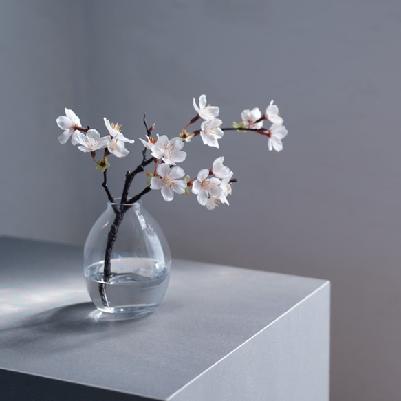 桜 サクラの小瓶挿し（水換え不要） アートフラワー シュシュフルール