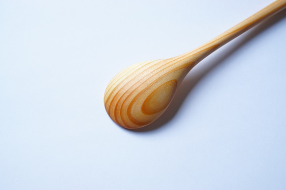 木製芭菲勺（檜木）A035-0 第8張的照片