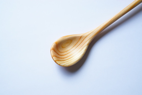 木製芭菲勺（檜木）A035-0 第7張的照片