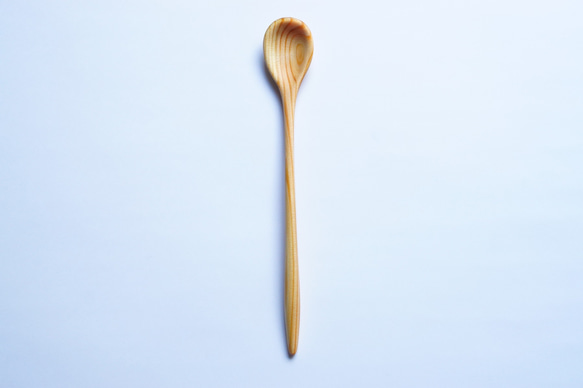 木製芭菲勺（檜木）A035-0 第4張的照片