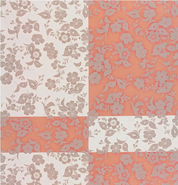 風呂敷　ふろしき　包み　ギフト　 林原美術館　段替桜花ちらし 橙　能装束　ポリエステル100％　日本製　88cm幅