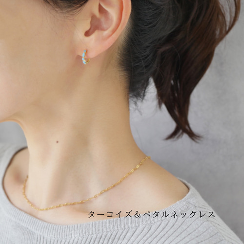 y project クリスタルフープピアス