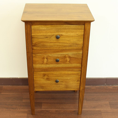 チェスト 収納 箪笥 電話台 FAXスタンド チーク家具 無垢 木製 加湿器