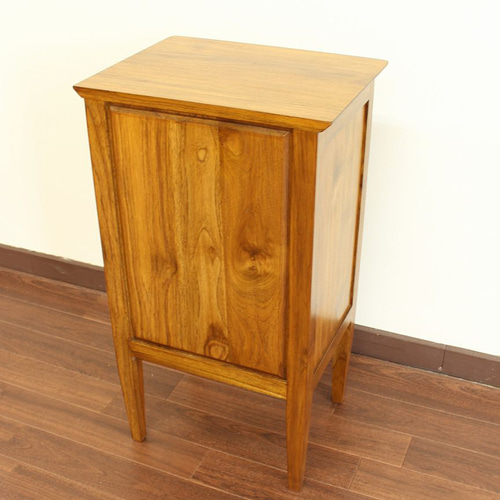 チェスト 収納 箪笥 電話台 FAXスタンド チーク家具 無垢 木製 加湿器