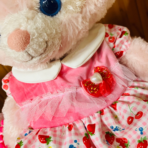 ぬいぐるみキーホルダー　ステラルー　クッキーアン　いちご ぬいぐるみキーホルダー ステラルー クッキーアン いちご