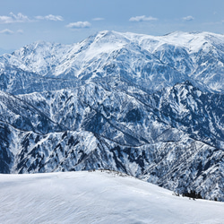 山岳風景写真 〜白銀の連なり〜 （谷川連峰･巻機山･雪山･冬山･登山／送料無料） 9枚目の画像