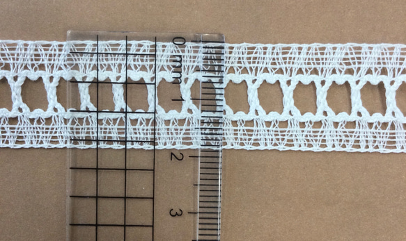 【おまけ付き】Ａセット＊ハイボビンのリボン通し(1Ｍ)＆太幅のトーションレース(80ＣＭ) 3枚目の画像