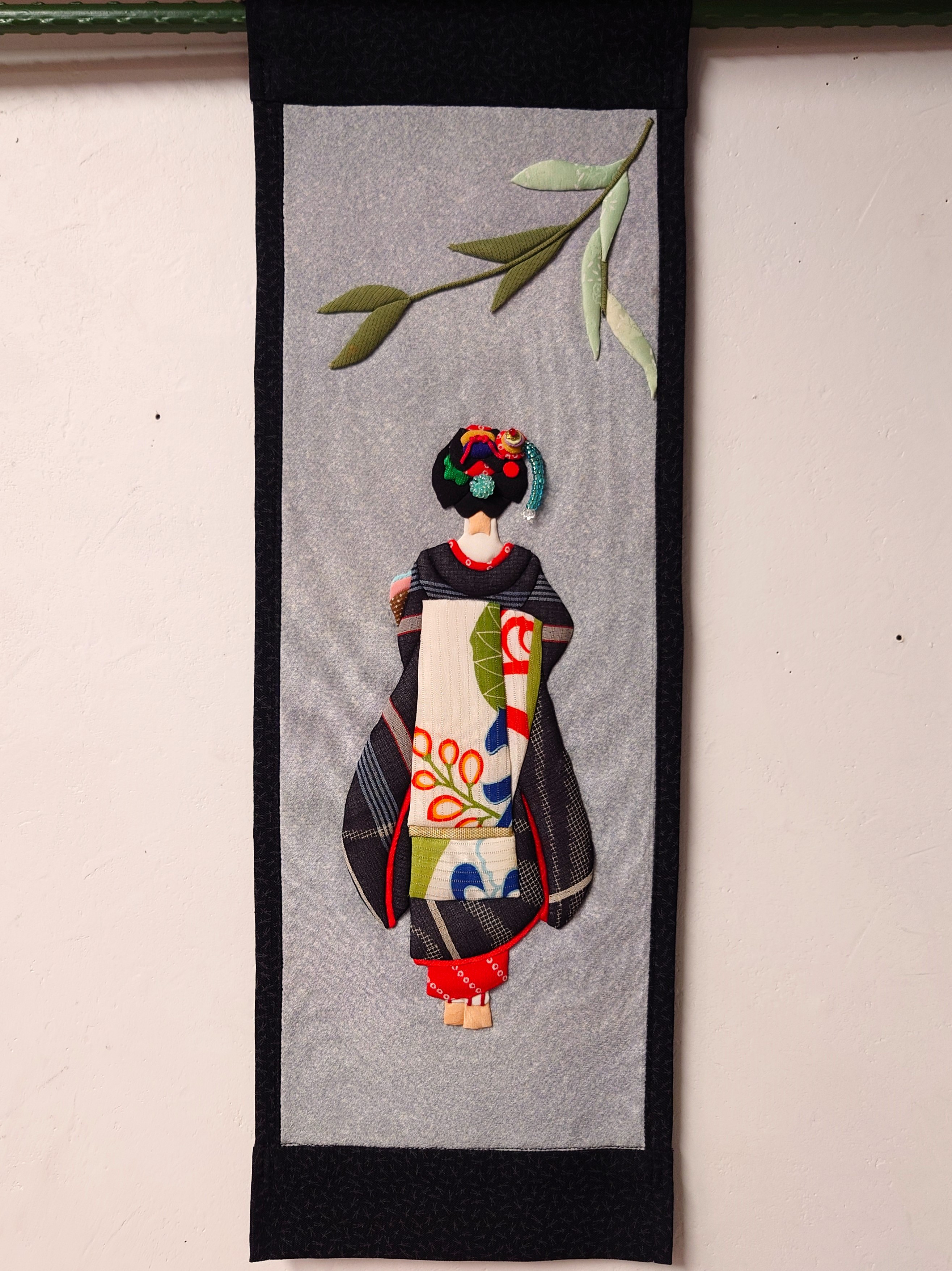 立体画 美人画 美人 和風 骨董品 / 押絵 絵画