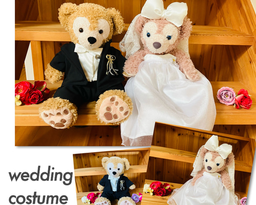 ダッフィー&シェリーメイ コスチューム ウェディング 結婚式 ダッフィー&シェリーメイ コスチューム ウェディング 結婚式