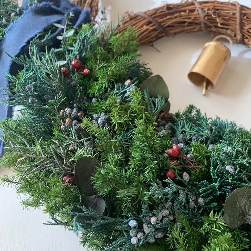 特集掲載】静かな森のクリスマスリース リース モリネコ工房 通販 