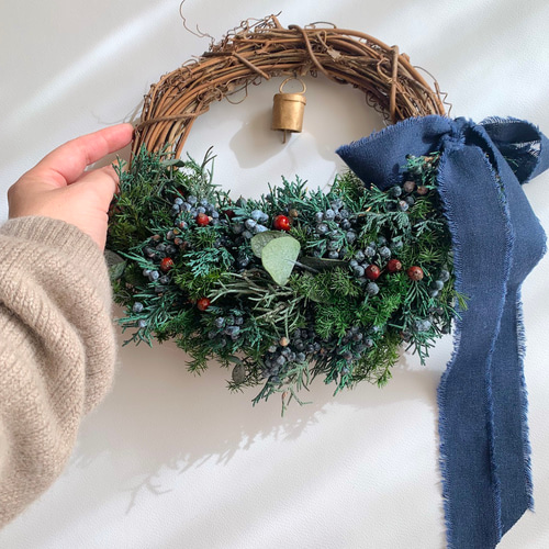 特集掲載】静かな森のクリスマスリース リース モリネコ工房 通販