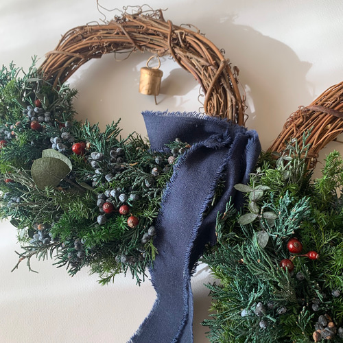 特集掲載】静かな森のクリスマスリース リース モリネコ工房 通販 
