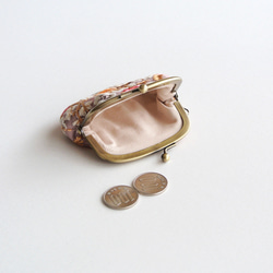 インド刺繍リボンのミニがま口（小銭入れ・ポーチ） 3枚目の画像