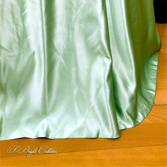 カラードレス グリーン/ピンク/オレンジ 演奏会用ドレス ワンピースタイプ ステージ衣装 ハロウィン 92003 7枚目の画像