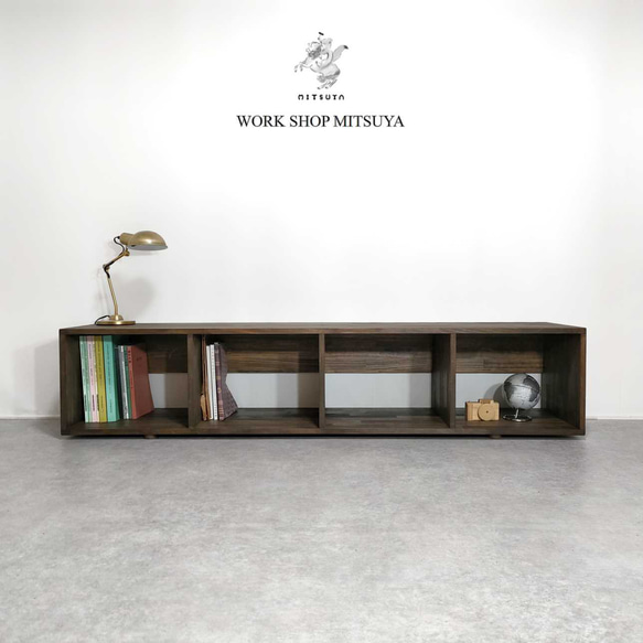 WORK SHOP MITSUYA 工房　テレビボード TV wood board