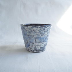 自由かっぷ　陶器/pottery 3枚目の画像