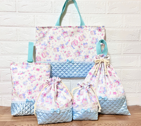 入園入学グッズ5点セットジゼル✖️ブルー