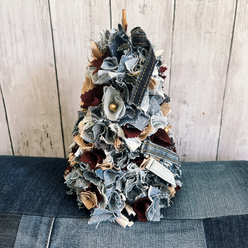 送料無料☆NO.436 デニムツリー クリスマスインテリア クリスマス